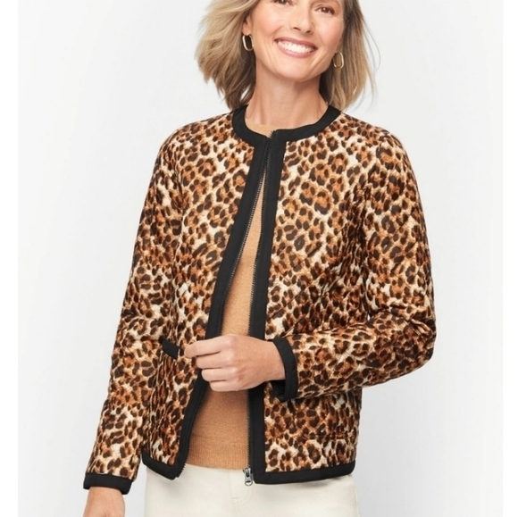 𝅺talbots chetta print Jacket - Picture 1 of 8